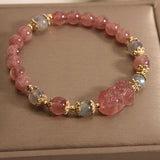 Natural Strawberry Crystal Bracelet Brave Female – Jewelry Gift Ideas — 4