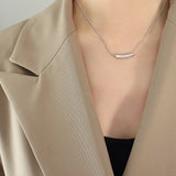 Gold Plated Titanium Steel Necklace – Jewelry Gift Ideas — 4