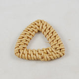 Vintage Straw Rattan Earrings Geometric Ring – Practical Gifts — 7