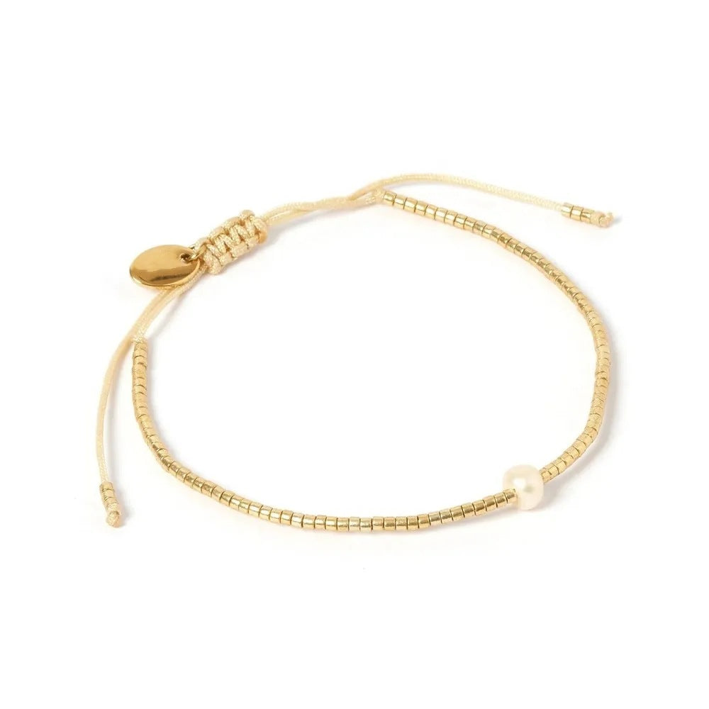 Fashion Tiny Gold Pearl Bracelet – Stylish Gifts — 1