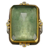 French Retro Fashion Square Natural Stone Crystal Ring – Stylish Gifts — 3