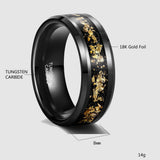 Wide Face Tungsten Steel Ring – Stylish Gifts — 4