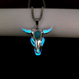 Punk Fashion Turquoise Skull Bull Head Stainless – Jewelry Gift Ideas — 7