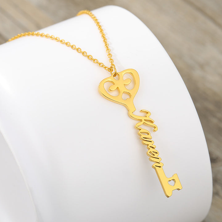 Key Stainless Steel Necklace – Jewelry Gift Ideas — 1
