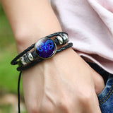 12 Zodiac Constellation Bracelet Luminous Braided – Jewelry Gift Ideas — 16