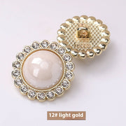 Pearl Drill Buckle Metal Coat Button Advanced Sense – Everyday Gifts — 2