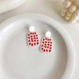 Flowers And Leaves Transparent Acrylic Earrings – Stylish Gifts — 8