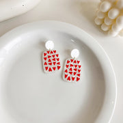 Flowers And Leaves Transparent Acrylic Earrings – Stylish Gifts — 8