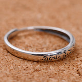 Sterling Silver Jewelry Simple Six-character – Jewelry Gift Ideas — 3