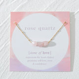 Jewelry Pure Color Rose Quartz Stone Necklace – Jewelry Gift Ideas — 2