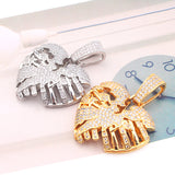 Broken Heart Pendant Hip Hop – Jewelry Gift Ideas — 3