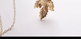 Maple Leaf Enamel Drip Glazed Long Necklace – Jewelry Gift Ideas — 2