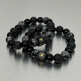 Vintage Obsidian Bright Asterism Bracelet – Jewelry Gift Ideas — 1