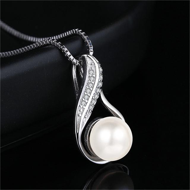 Women's Pearl Pendant Necklace S925 Sterling – Jewelry Gift Ideas — 1