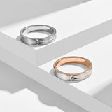 Simple Matte Surface With Diamond Titanium Steel – Useful Gifts — 6