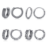Titanium Earrings Stainless Steel Twist Retro Color – Stylish Gifts — 6