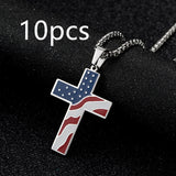 Flag Cross Necklace – Jewelry Gift Ideas — 6