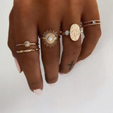 Simple Multi-Piece Geometric Star Diamond Ring – Gift Ideas — 3