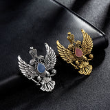 High-end Retro Wings Double-headed Eagle Badge Brooch – Stylish Gifts — 3