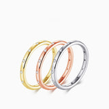 Sterling Silver Simple Couple Popular Fine Ring – Gifts for Couples — 5