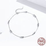 Round Beads 925 Sterling Silver Fashion White Gold – Stylish Gifts — 4