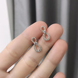 Crystal Series Infinite Love 8 Stud Earrings – Gifts for Couples — 5