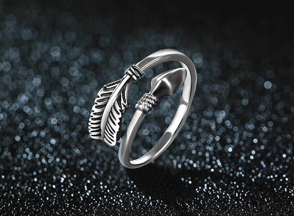 Simple Personality Love God's Arrow Couple Rings – Gifts for Couples — 1