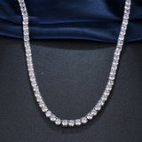Fashion Temperament Round Zircon Necklace Women – Jewelry Gift Ideas — 2