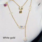 S925 Sterling Silver Necklace With Diamond – Jewelry Gift Ideas — 3