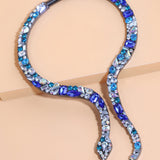 Diamond Animal Snake Necklace Ornament – Jewelry Gift Ideas — 1