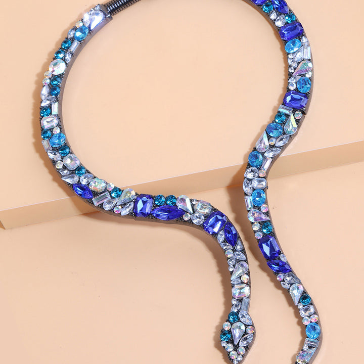 Diamond Animal Snake Necklace Ornament – Jewelry Gift Ideas — 1