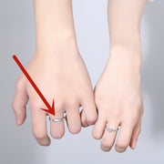 Couple Rings A Pair Of Sterling Silver Male And Female – Gifts for Her — 8