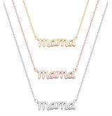 English alphabet mom holiday pendant necklace – Jewelry Gift Ideas — 1