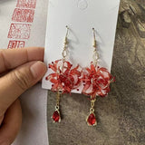 Red Spider Lily Manjushage Women's Earrings – Gifts for Her — 6