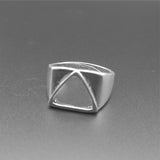 Retro Alien Empty Triangle Geometric Stainless – Unique Gift Ideas — 5