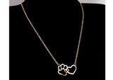 European and American hollow love dog claw necklace – Stylish Gifts — 3
