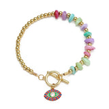 Devil's Eye String Shell Stone Bracelet – Jewelry Gift Ideas — 6