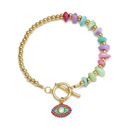 Devil's Eye String Shell Stone Bracelet – Jewelry Gift Ideas — 6