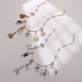 Vintage Pearl Leaves Flower Multi-pendant – Jewelry Gift Ideas — 7