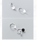 S925 silver round earrings – Stylish Gifts — 2