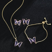 Butterfly Necklace Jewelry Set – Jewelry Gift Ideas — 17