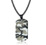 Titanium Steel Camouflage Element Tag Bullet – Jewelry Gift Ideas — 5