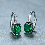 Oval Goose Egg Zircon Women's Ear Clip – Gifts for Her — 19