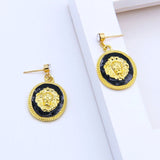 Women's Alloy Dripping Lion Head Earrings – Gifts for Her — 7