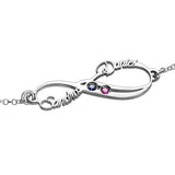 S925 Brand Infinite Name Bracelet With Eight – Jewelry Gift Ideas — 3