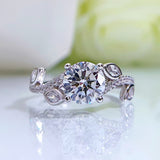 S925 Silver Classic 1 Karat Ring – Special Occasion Gifts — 2