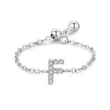 Letter Chain Ring Female Fashion Niche Design Love – Stylish Gifts — 20