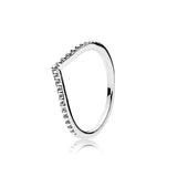 White Copper Plating Fashion Multilateral Ring – Stylish Gifts — 14