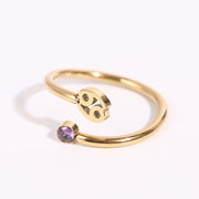Constellation Symbol Birthstone Ring – Holiday Gift Ideas — 3
