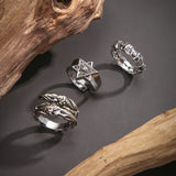 European And American Retro Six-pointed Star Ring – Surprise Gifts — 5